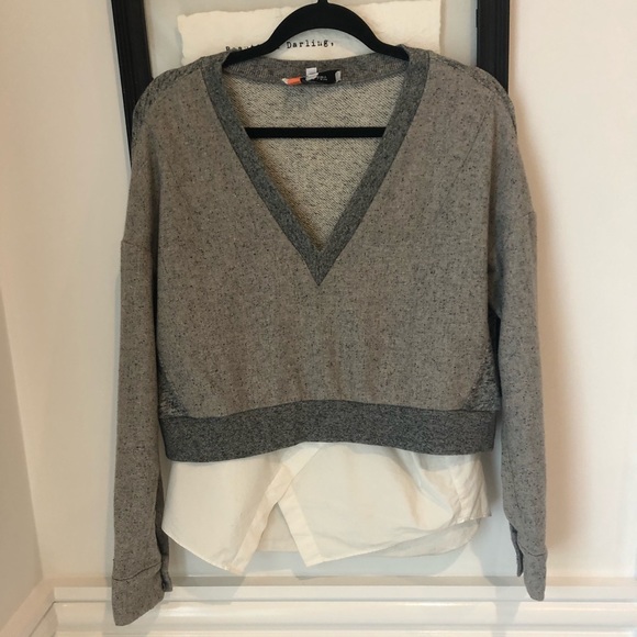 Derek Lam Wool Layered Sweater - Picture 1 of 3